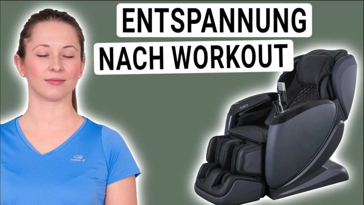 Wellness Massagen für Frauen - Massagesessel Der Allrounder als Ergänzung zum Workout