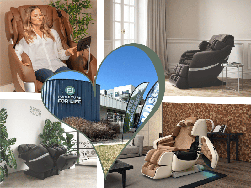 Poltrone da massaggio Welt e Furniture For Life: partnership per OHCO, Positive Posture e KOYO