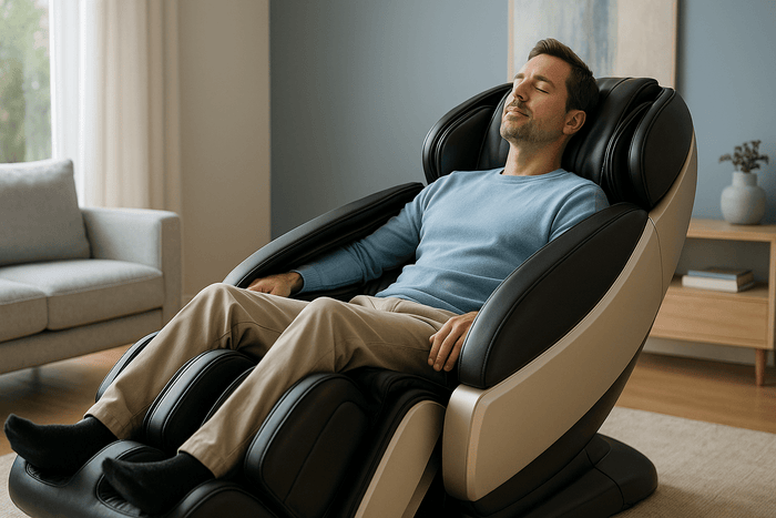 Zero-Gravity Massagesessel: Schwerelos entspannen