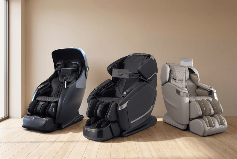 Alpha Techno Massagesessel – AT-8701K, AT-638 KI und AT 629 im Showroom
