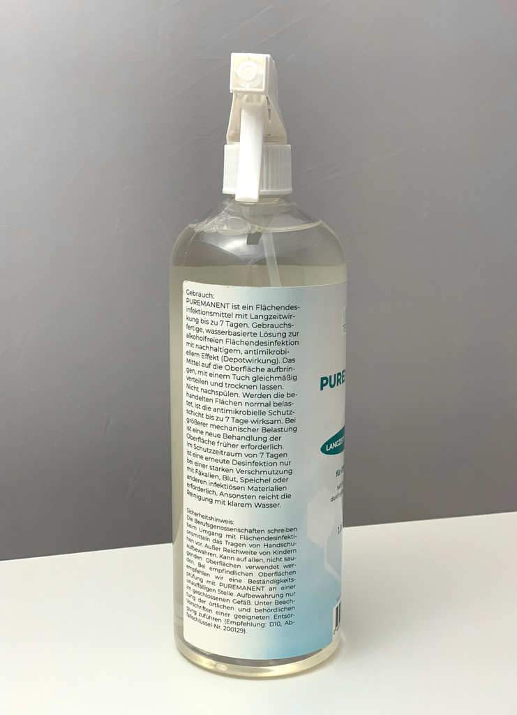 TERGIMUS Puremanent Long Protect langzeit Oberflächendesinfektionsmittel